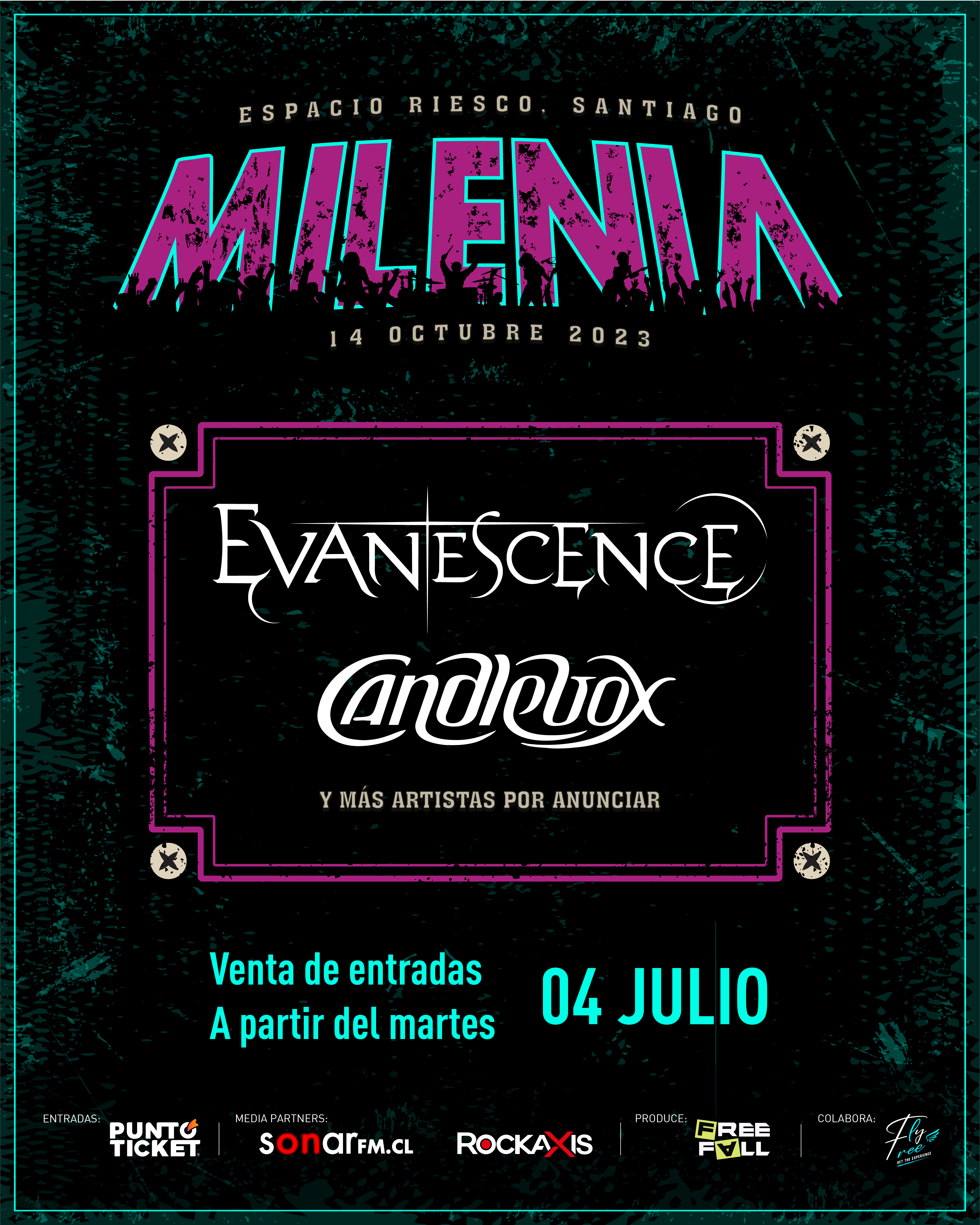 Evanescence y Candlebox encabezarán el festival Milenia